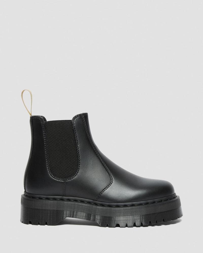 Dr Martens Vegan 2976 Felix Platform Ankelstøvler Herre Sort | DK 457BEX